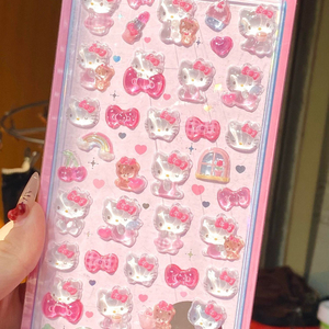 Adesivi Decorativi 3D in PVC Ecologici e Impermeabili di Sanrio Giapponese, My Melody, Divertenti e Carini per Decorazione Cover Telefono - Product Image 4