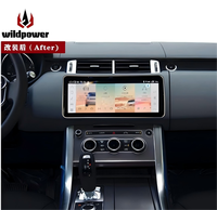 Untuk Land Range Rover Sport 12.3 Inci Android Auto GPS Navigasi Carplay 4G CPU 8-inti Radio Mobil Multimedia Layar Sentuh 360