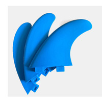 Kit de ailerons de planche de surf F1 pour système gauche-milieu-droite, 3 pièces en PVC écologique pour kit d'aileron de paddleboard