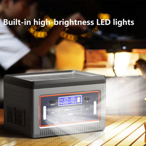 แบตเตอรี่ลิเธียมไอออนพกพาสำหรับใช้งานกลางแจ้ง 500W 800Wh พร้อมแผงโซลาร์เซลล์ ไฟฉาย สำหรับตั้งแคมป์ ท่องเที่ยวขับรถเอง พลังงานสูง บริสุทธิ์ - Product Image 3