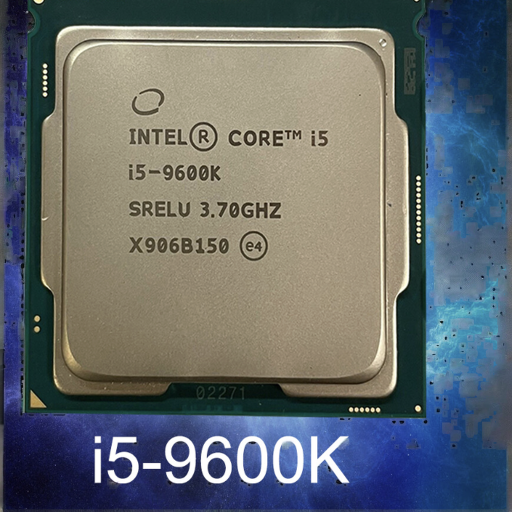Intel i5 9600K 8-Core LGA 1200 CPU - 2.9 GHz, 6MB L2 Cache, Ideal
