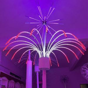 Décoration de Noël, guirlande lumineuse LED intelligente RGB pour extérieur, étanche IP65, effet feu d'artifice - Product Image 4