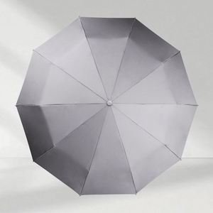 Outdoor Satisfaction Guarantee Promotional Automatic Wedding Umbrella 3-Fold Design Bag <b>Hook</b> Customizable Color Material Modern - Product Image 1