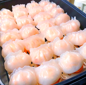 Dumplings de Camarones Congelados Premium al por Mayor, Jiaozi Hechos a Mano para Adultos <span class=keywords><strong>y</strong></span> Niños, Sabor Salado <span class=keywords><strong>y</strong></span> Dulce, Comida Halal de Fábrica China - Product Image 1