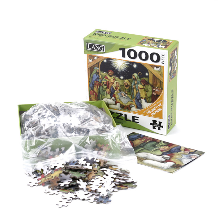 OEM ODM бумага материал Экологичные дети взрослые образовательные головоломки Красочные головоломки