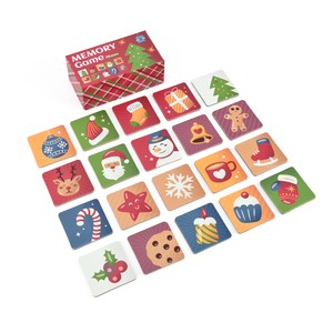 Impresión personalizada de dibujos animados Diseño EDUCACIÓN memoria juego a juego tarjeta aprendizaje regalos juego de memoria para niños - Product Image 2