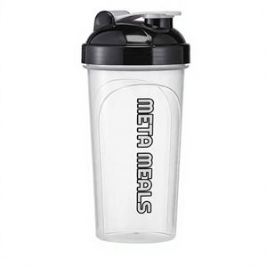 Portable 24OZ Food Grade 301-400ml Plastic PP <b>Gym</b> <b>Protein</b> Powder for ActionRod Technology Direct Drinking Applicable - Product Image 1