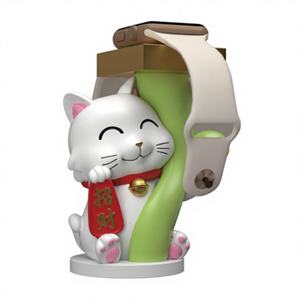 Base de Carga Decorativa para Apple Watch, Inspirada en IWatch8, Hecha a Mano, Pintada a Mano, con Forma de Animal, de Resina, con Temática de Amor - Product Image 1