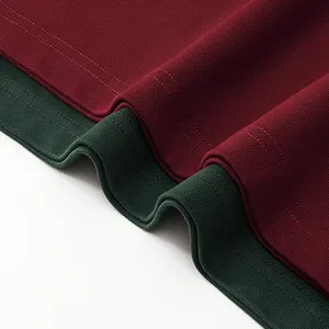 เสื้อยืดคอตตอนหรูหราคุณภาพสูงแบบใหม่ ทรงโอเวอร์ไซส์ คอเต่า ป้องกันรอยยับ  สำหรับทุกเพศ  รับสกรีนโลโก้ตามแบบ - Product Image 4