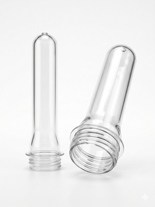 พรีฟอร์มขวดน้ำ PET ขนาด 26/22 มม. คอขวดสั้นแบบอลาสก้า สำหรับบรรจุน้ำมันบริโภค เกรดอาหาร ความใสสูง ผลิตด้วยวิธีฉีดขึ้นรูป - Product Image 2