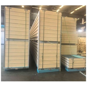 Panel Sándwich <span class=keywords><strong>de</strong></span> Poliuretano (PU/PIR) Aislado para Techos, 100mm, Paneles Compuestos <span class=keywords><strong>de</strong></span> Acero y Aluminio para Cámaras Frigoríficas, Contenedores y Almacenes - Product Image 1