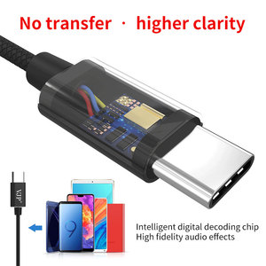 Hi-Fi Stéréo USB C Casque Filaire Antibruit Type C Écouteurs Compatible avec Google Pixel 3/2/XL Huawei Essentielle - Product Image 2