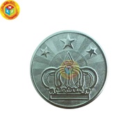 Jetons de jeu en métal personnalisés, jetons de machine d'arcade, pièces rondes en argent gaufrées pour machine à griffes et jeux d'amusement