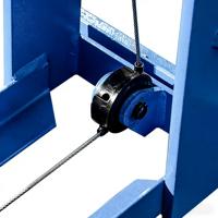 Presse hydraulique électrique à châssis en H 75T, modèle HJ0884, pour la réparation de châssis de voitures en acier, cric hydraulique pour voitures