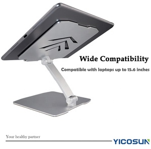 Chất Lượng Cao Phổ Quát Điều Chỉnh Xách Tay Có Thể Gập Lại Hợp Kim Nhôm Máy Tính Xách Tay Máy Tính Xách Tay Đứng Riser - Product Image 3