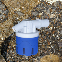 Vanne à flotteur automatique en plastique bleu pour réservoir d'eau, 1/2'', 3/4'', 1''