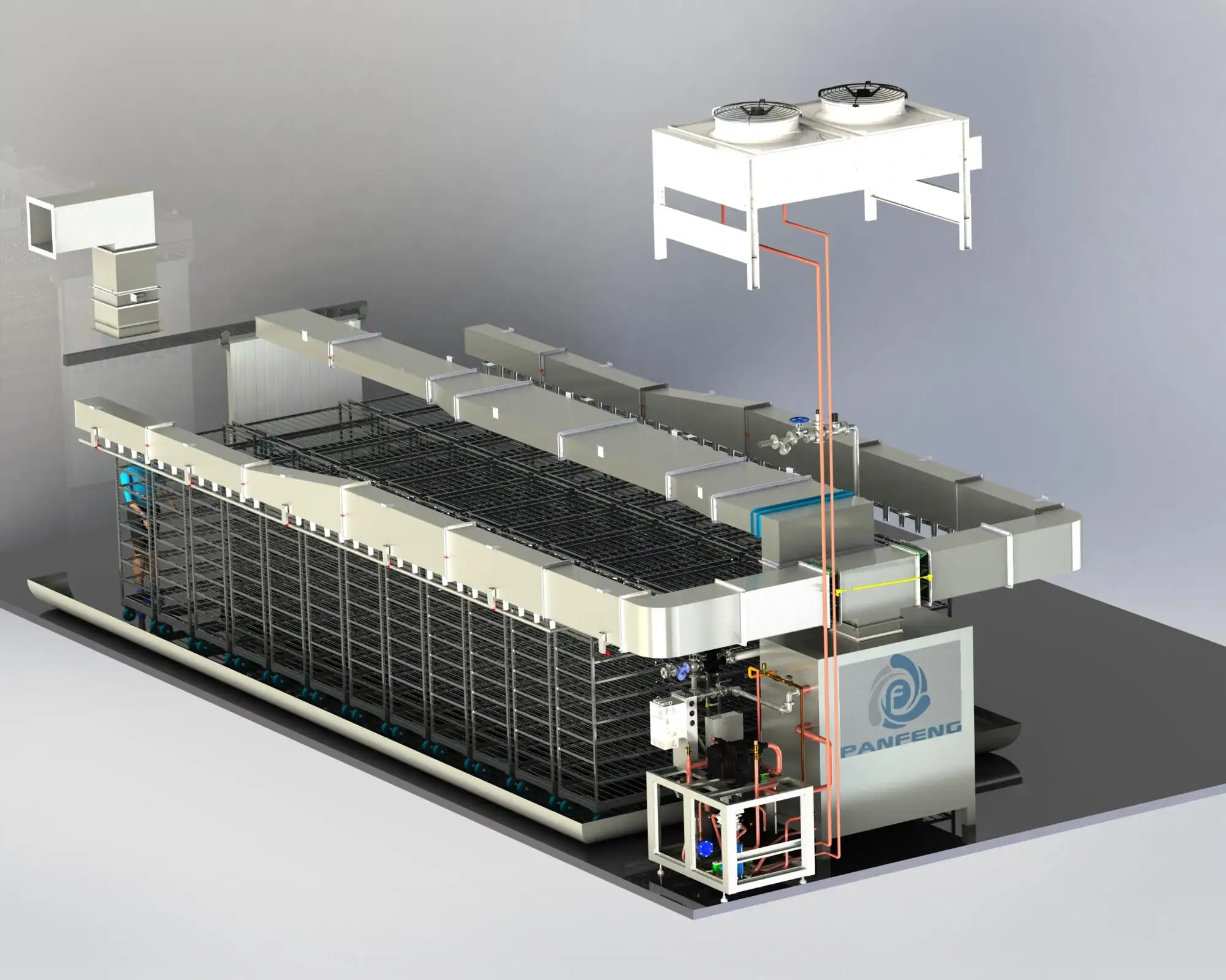 fermentationsmaschine für gehäuse fleisch und fermentiertes fleisch wie salami