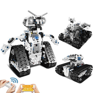 Bộ Gạch Đồ Chơi Khối Xây Dựng Siêu Nhỏ Thông Minh Transbot 3 Trong 1 Mold King 15046 Đồ Chơi <span class=keywords><strong>Robot</strong></span> Điều Khiển Từ Xa Khối Xây Dựng - Product Image 2