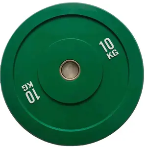 Colore che solleva la palestra 20 kg di Logo di halterophyia delle discoteche di 28mm 45 libbre hanno messo il peso del bilanciere 5kg-25kg del piatto MND-WG040