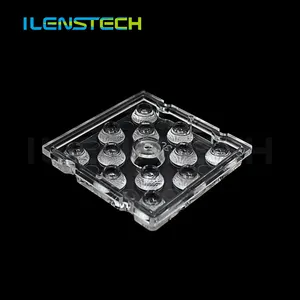 Ilenstech 50X50Mm Led Straatverlichting Lens Asymmetrische 2X2 Led Lens Te Koop