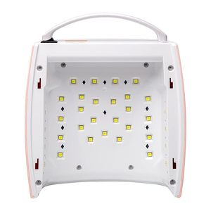 48W Rechargeable UV LED Nail Lamp,Cordless Professional Gel Nail Lights Nail Art Manicure <b>Tools</b> for Home and Salon (<b>Pink</b>) - Product Image 3