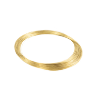 Fil de laiton jaune C26800 0,6 mm tréfilé à froid, excellente performance de placage pour la fabrication d'accessoires textiles et de fermetures éclair