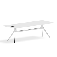 Bureau et chaise de direction ergonomiques en bois avec cadre en acier inoxydable, mobilier de bureau moderne de luxe pour PDG
