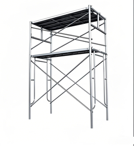 Andamios OSHA ajustables de acero para <span class=keywords><strong>alquiler</strong></span>, con sistema de nivelación de postes y estructura oscilante, para plataformas estrechas de proveedores de andamios OSHA. - Product Image 3