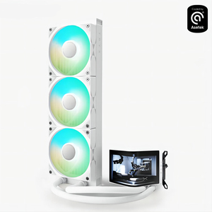 Argb Trắng/Đen 6.5-inch màn hình cong <span class=keywords><strong>CPU</strong></span> máy tính làm mát tích hợp tản nhiệt làm mát bằng nước - Product Image 3