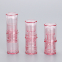 OMI vide personnalisé clair PET PETG rond déodorant bâton conteneur cosmétique correcteur fond de teint bâton Tube baume à lèvres Tube