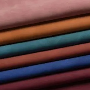 Высококачественное сырье из ПВХ для сумок, мягкая подложка из искусственной кожи nubuk guangzhou - Product Image 1