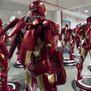 Chất Lượng Cao Sắt Người Đàn Ông Điêu Khắc Marvel Sắt Người Đàn Ông Đánh Dấu 7 Sống Động Như Thật Bức Tượng Nhựa Cho Trang Trí Nội Thất - Product Image 2