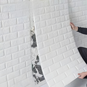 Carta <span class=keywords><strong>da</strong></span> Parati Autoadesiva in Schiuma PE Effetto Mattoni - Carta <span class=keywords><strong>da</strong></span> Parati 3D Personalizzata per Camerette dei Bambini - Product Image 3