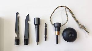 Bâton de marche tactique pliable en aluminium pour le camping, la randonnée et l'escalade. - Product Image 5