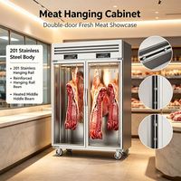 Armoire de maturation verticale commerciale à double porte pour viande, avec fonction de désacération et de maintien au frais, prix usine personnalisé