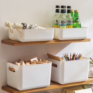 Plastik-Aufbewahrungsbox für Zuhause, <span class=keywords><strong>Mini</strong></span>-Organizer mit Griff, Umweltfreundlich, Langlebig, Leichtgewichtig, Multifunktional für Kleidung - Product Image 3