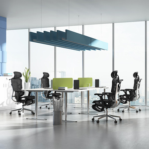 Silla Ejecutiva Ergonómica Moderna para Oficina, Respaldo Alto, Giratoria, Altura Ajustable, Soporte Lumbar, Silla de Oficina para Edificio de Oficinas - Product Image 2