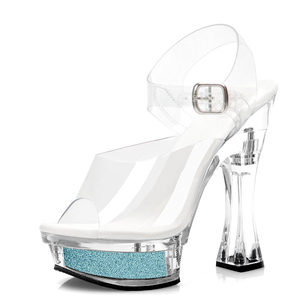 Sandali con Tacco a Spillo da 14cm Stile Esotico e Gotico, Scarpe Erotiche da Letto, Accattivanti per Drag Party, Nightclub e Bar - Product Image 5