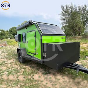 Tente en <span class=keywords><strong>toile</strong></span> imperméable (remorque incluse) tente de ramassage gonflable <span class=keywords><strong>pliante</strong></span> tente supérieure de Camping auvent de remorque tente <span class=keywords><strong>pour</strong></span> Camping en plein air - Product Image 2