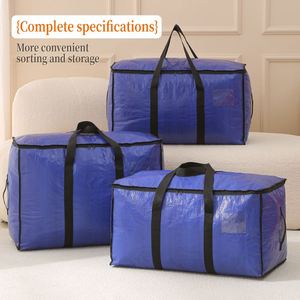 Sac de rangement en gros pour vêtements et couvertures, avec grandes poignées, sac de déménagement robuste pour optimiser l'espace - Product Image 2