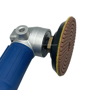 Kuvars mermer parlatma pedleri ıslak veya kuru parlatma pedleri 3 adım elmas granit 100mm esnek reçine parlatma pedi - Product Image 5