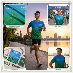เสื้อวิ่งพรีเมียมสั่งทำพิเศษ แห้งเร็ว ระบายอากาศดี ผู้ผลิตชุดกีฬา - Product Image 2