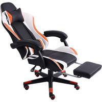 Chaise de bureau et de gaming OEM personnalisable en gros, avec support de base, siège pivotant et accoudoirs articulés pour usage domestique
