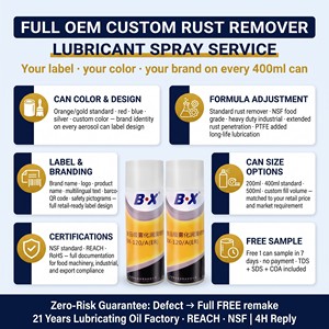 <span class=keywords><strong>Spray</strong></span> Lubrificante Multiuso Antiruggine 400ml per Bulloni Bloccati, Catene, Cerniere, Uso <span class=keywords><strong>Marino</strong></span> e Automobilistico, Certificato NSF REACH, Personalizzabile OEM - Product Image 4