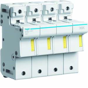 LR604 Personalizzabile con Portafusibili Hagers Normalmente Accessibile 14x51 3P+N 6 Moduli DIN - Product Image 1
