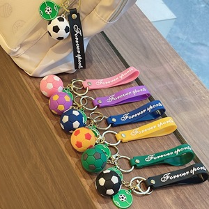 Mini Acrylic Bóng Đá Keychain Mặt dây chuyền mô phỏng mô hình thể thao hàng hóa Móc Chìa Khóa người hâm mộ bóng nhỏ trang trí phụ kiện Quà Tặng - Product Image 1