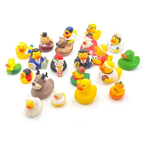 Squeaky Toy 2022 New Eco-friendly Vinyl Duck Toys Interactive Squeaky Pet Toy Animal Pet Toys