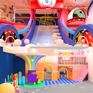 Grande structure de jeux intérieure commerciale à vendre avec parcours d'obstacles - Product Image 2