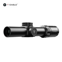 Vente en gros de lunette de visée T-EAGLE EOX 1.2-6x24 30 mm en alliage d'aluminium avec mise au point rapide IR LPVO et accessoires de chasse pour une utilisation en extérieur