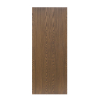 Porte d'entrée extérieure en acier et PVC composite au design moderne personnalisé avec surface finie pour villa